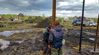 Заказать монтаж винтовых свай в Железногорск и Красноярском крае - цена под ключ с доставкой от 1835 шт